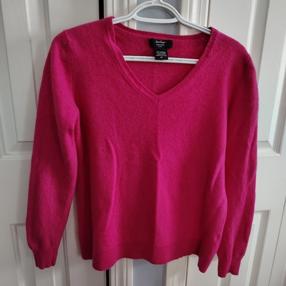 Lord & Taylor Pink Cashmere Woman Sweater OX - Picture 3 of 9